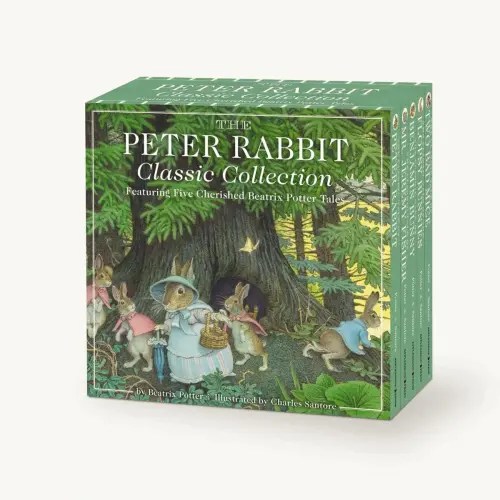 The Peter Rabbit Classic Collection (the Revised Edition) a book by Beatrix Potter and Charles Santore - Bookshop.org US