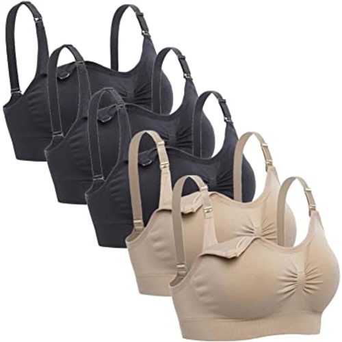 Lataly Womens Sleeping Nursing Bra Wirefree Breastfeeding Maternity Bralette