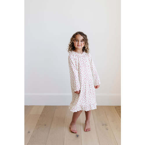 PREORDER Wendy Dress in Cranberry Dot