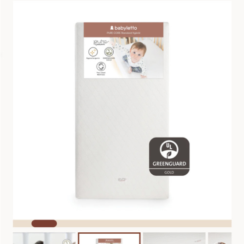 Pure Core Crib Mattress | Crib Mattress w/ Waterproof Cover – Babyletto