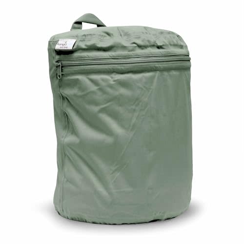 Kanga Care Wet Bag Seam Sealed Waterproof 3D Dimensional for Baby Cloth Diapers, Travel, Beach, Pool, Gym, Swim | Willow