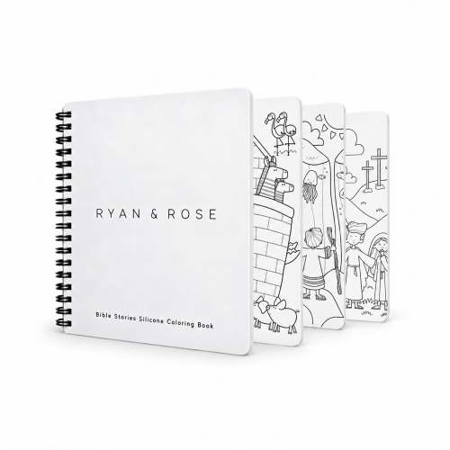 Bible Stories Silicone Coloring Book