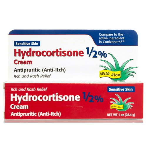 Mckesson Taro Sensitive Skin Anti-itch Hydrocortisone W/aloe Cream 0.5 Percent, Aloe 1 Oz