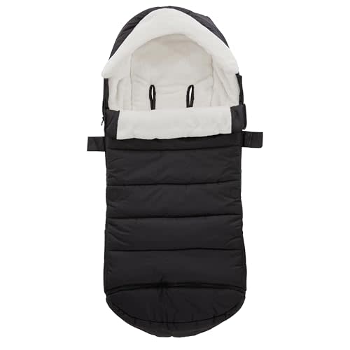 Bunting Bag for UPPAbaby Vista, V2, V3, Cruz, V2, V3 RumbleSeat, V2, V3 Ridge, Minu Strollers, Warm and ultra-plush Waterproof Stroller Footmuff, Extendable winter stroller cover, sleeping bag