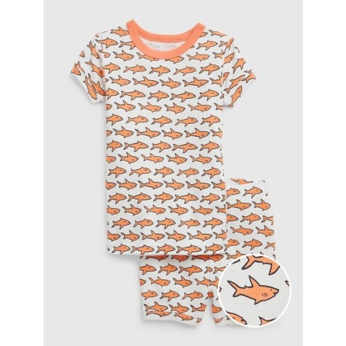 babyGap Organic Cotton Shark PJ Shorts Set