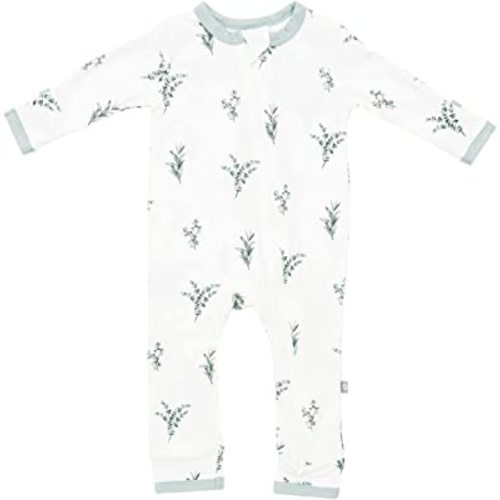KYTE BABY Unisex Rayon Made From Bamboo Rompers, Zipper Closure, 0-24 Months
