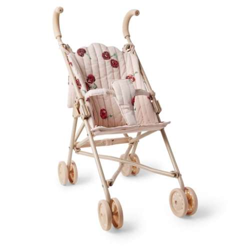 Sequined tulle-trimmed stroller