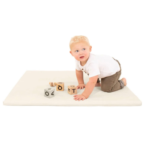 Padded Square Play Mat, Ivory - Gathre | Maisonette