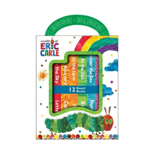 World of Eric Carle My First Library 12 Board Book Block Set - by Phoenix (Board Book)