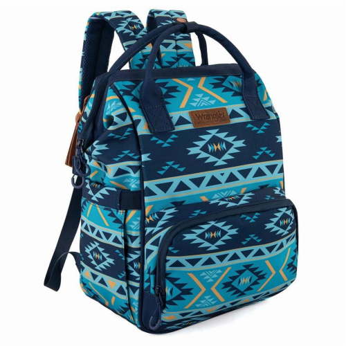 Western Diaper Bag Dual Sided Backpack Organized Daypack-Cowgril Fashion Diaperbag Bck to School