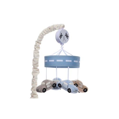Little Racer Musical Car/Transportation Baby Crib Mobile Soother Toy