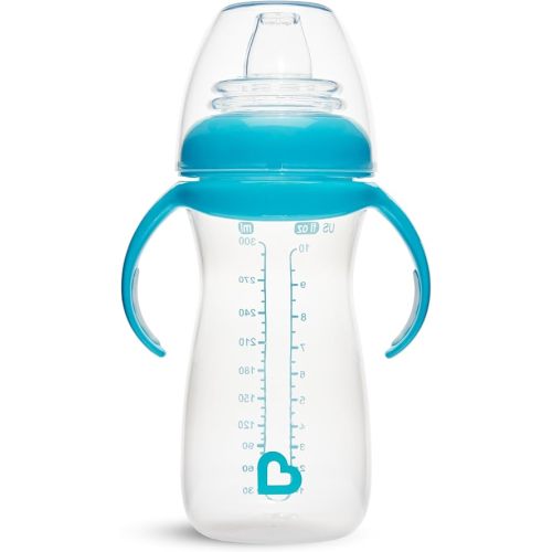 Munchkin Gentle Transition Sippy Cup for 1 Year Old, 10 Ounce, Blue