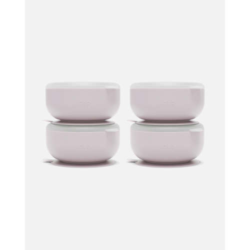 Suction Bowl + Lid - Lavender / 4 Pack
