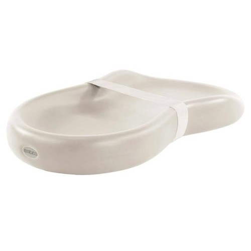 Keekaroo Peanut Changer Baby Vanilla– The Original Made in USA Easy-to-Clean Changing pad and The only Shell Over Foam, Fully Water Repellant