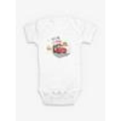 Disney Pixar Cars McQueen Let's Hit The Road Infant Bodysuit - WHITE | BoxLunch