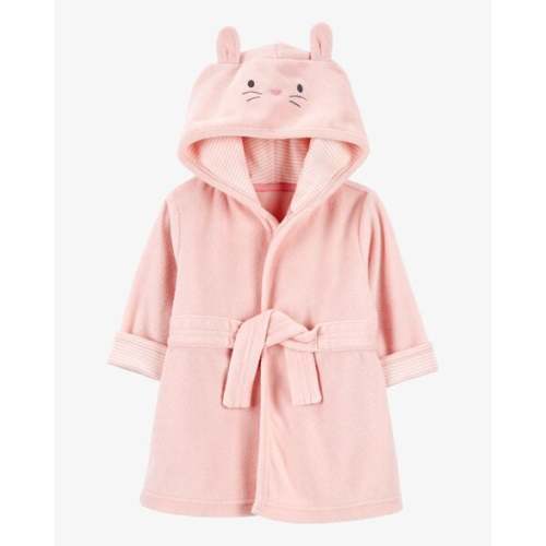 Baby Bunny Hooded Terry Robe - Pink - Carter's | Carter's