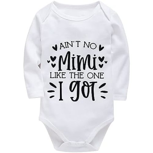 Ain't No Mimi Like The One I Got Baby Boys Girls Clothes Newborn Outfits Short Sleeve Baby Bodysuits Romper