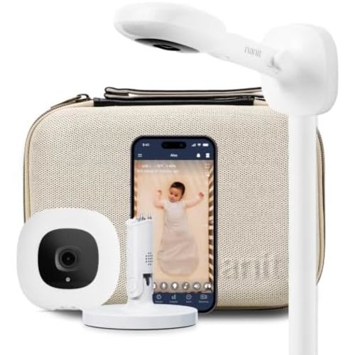 Nanit All-in-One Bundle - 1080p Pro Camera, Wall Mount, Flex Stand & Case