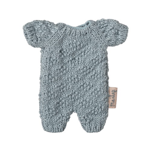 Knitted suit, Micro - Blue