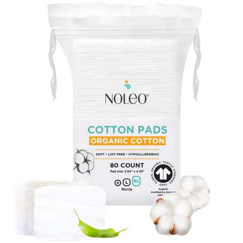Organic Cotton Disposable Wipes (XL, 80-count)