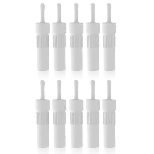 Gas Relief for Infants – 10 Count Soft Silicone Baby Gas and Colic Reliever – Instant Natural Constipation Relief for Newborns – Hollow Gas Passer Tube with Safety Stopper – BPA Free & Latex Free