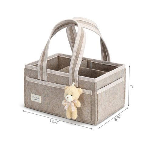 PeraBella Baby Diaper Caddy Organizer (Ivory Green, X-Large) : Amazon.sg: Baby Products