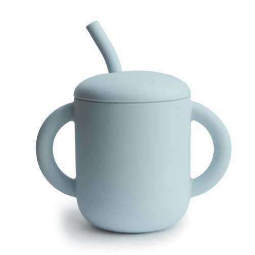 Silicone Training Cup with Straw – BPA-Free, Easy to Hold