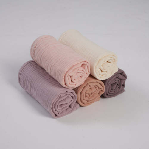 Organic Muslin Burp Cloths - Lavender Blush 5 Pack