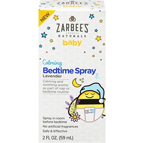 Zarbee's Baby Sleep Spray, Calming Bedtime Spray with Lavender to Aid Infant Bed Routine, 2oz Bottle