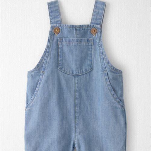 Baby Organic Cotton Chambray Shortall - Little Planet | Carter's