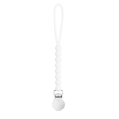 Ryan & Rose Cutie Clip Judy - Pacifier Clip Holder Silicone (Judy, White)