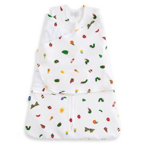 HALO Baby 100% Cotton 1.5 TOG Sleepsack Swaddle Wrap - Eric Carle Hungry Caterpillar Newborn
