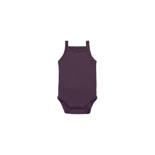 Organic Cotton Bridget Singlet Bodysuit - Sugar Plum