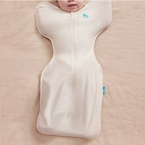 Swaddle Up™ 0.2 TOG Cotton Tan Breton Stripe