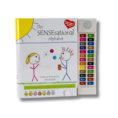 The Sensesational Alphabet + The Sensesational Alphabet Book + Multi-Sensory, ASL, Braille + Therapy, Learning, Inclusivity