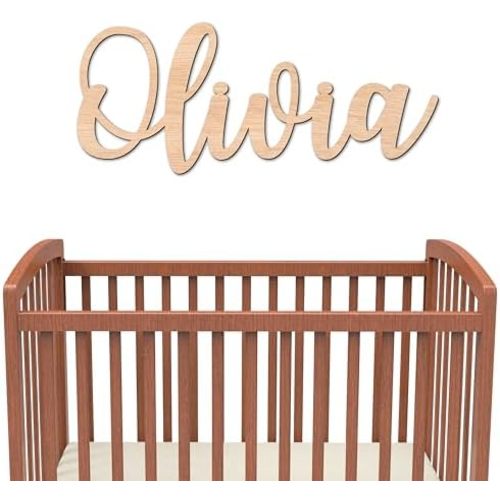 Personalized Wooden Name Sign for Nursery Wall Letters Custom Baby Name Sign for Wall Room Decor