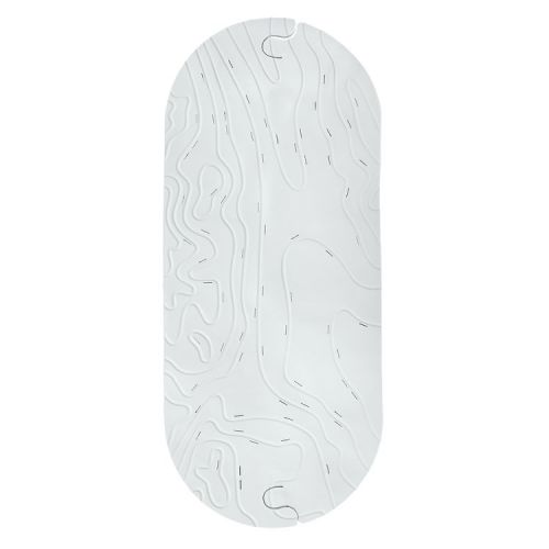 Boon RIPPLE Bathtub Mat - Gray Griffle