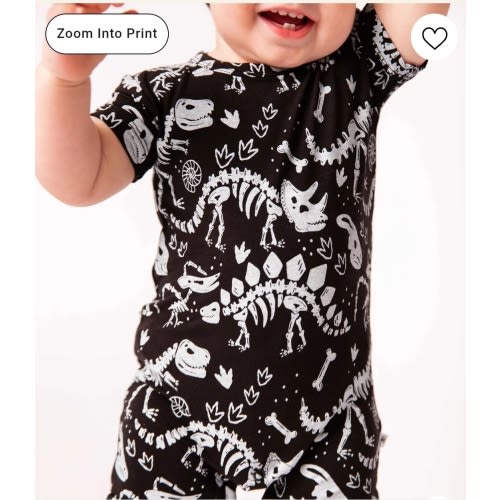 Glow Extinct Shortie Romper