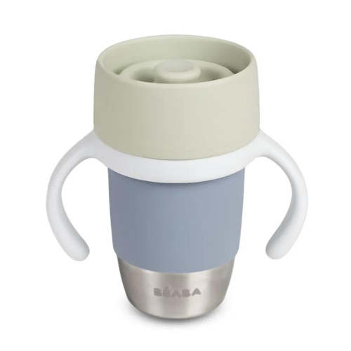 Beaba Stainless Steel 360 Learning Cup, Pebble