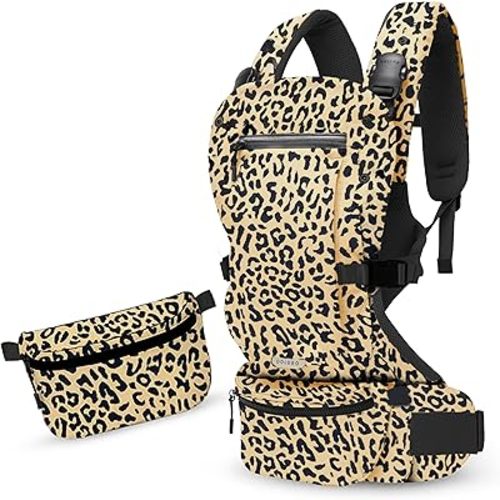 Colugo Baby Carrier - Baby Carrier Newborn to Toddler, Toddler Carrier, Adjustable, Lightweight, Breathable Carrier for Newborn to 33 Pounds (Wild Child)