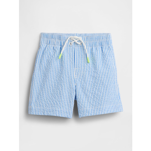 Baby & Toddler Seersucker Swim Trunks