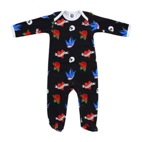 Tattoo flash Sleepsuit - Metallimonsters Ltd