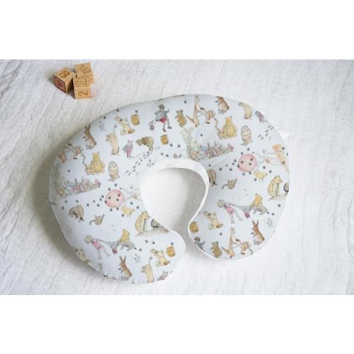 Vintage Pooh and Friends  Nursing Pillow Cover  with Personalization Option
