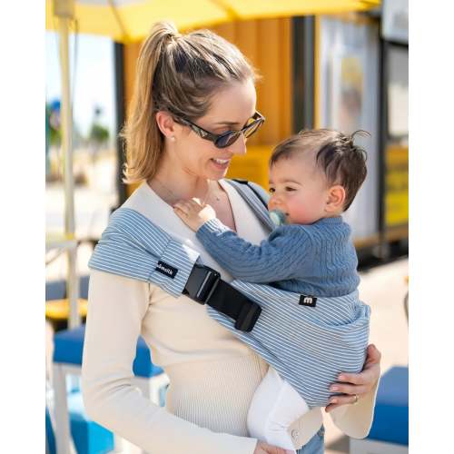 MomSwing Baby Carrier - Azure Lines