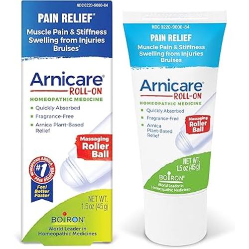 Boiron Arnicare Roll-on gel, for bruising, pain, stiffness, aches, Homeopathic Medicine for Pain Relief, 1.5 Ounce (Pack of 1)