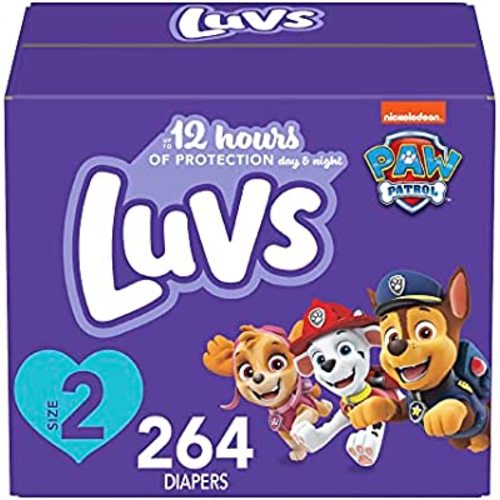 Luvs Pro Level Leak Protection Diapers Size 2 264 Count Economy Pack, Packaging May Vary