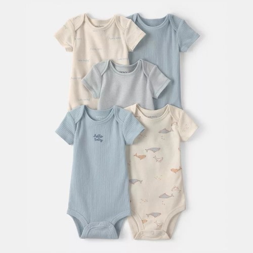 Baby Boy Carter's 5-Pack Multipack Bodysuits, Boy's,