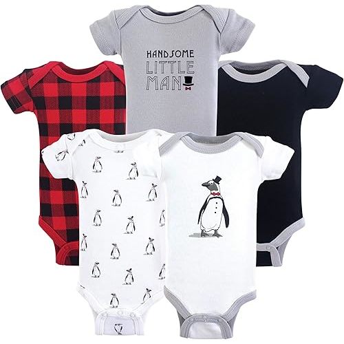 Hudson Baby baby-girls Cotton Preemie Bodysuits
