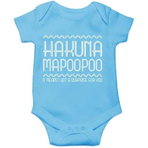 CBTwear Hakuna Mapoopoo - Baby Clothes - Funny Newborn Bodysuit Outfits for Boys and Girls