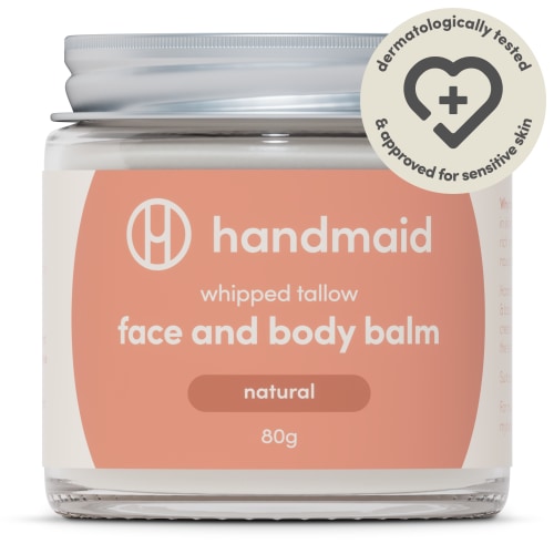 whipped tallow face and body balm natural – handmaid